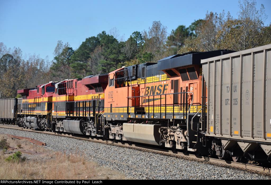 Rear DPUs on loaded coal train